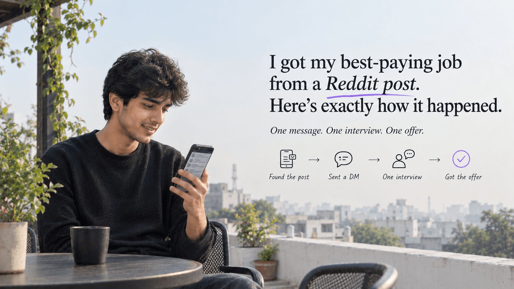 I got my best-paying job from a Reddit post. Here's exactly how it happened.