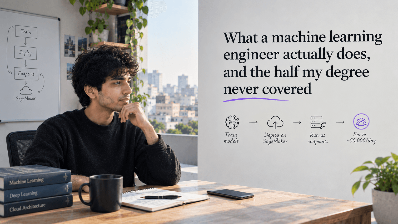 What a machine learning engineer actually does, and the half my degree never covered